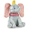 CARTOON Peluche Dumbo, Disney 100° anniversario, pupazzo cromato olografico, con suono, 30 cm