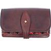 VlaMiTex Cartuccia Borsa in Pelle per cartucce da 12 Calibro, Nero/Marrone (Marrone J1)