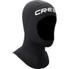 Cressi Resilient Hood 3mm XL - Cappuccio Unisex in Neoprene Bifoderato Nero 3mm, Ideale per Immersioni, Snorkeling e Sport Acquatici, XL