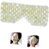 HASAIKA® Maschera per Gli Occhi in Giada, Maschera Per Occhi In Pietra, Naturale Pietre Di Giada Anti Invecchiamento, Aiuta A Ridurre il Gonfiore Degli Occhi, il Seno, il Mal di Testa, L'Emicrania