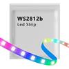 Aurevita WS2812b Led Strip RGB IC, 5m 300Led IP30 Scheda PCB in rame a doppio strato indirizzabile individualmente striscia led, DIY Project 5050 luci led strip (5m300Led Black)