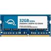 OWC 32.0 GB 2666 MHz DDR4 PC4-21300 SO-DIMM 260 Pin Upgrade di Memoria, (OWC2666DDR4S32G), per Mac Mini 2018 (macmini18,1), 2019 iMac (iMac19,1) da 27 Pollici 2019 e Laptop PC â € ¦