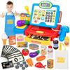 Dreamon Cassa Giocattolo per Bambini, Registratore di Cassa Supermercato Giocattolo per Bambini con Scanner Negozio Giocattoli per Giochi di Ruolo Regali di Natale per Ragazzi e Ragazze 3 4 5 6 Anni