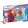 Clementoni Supercolor Puzzle - Disney Frozen 2-60 maxi pezzi, puzzle bambini