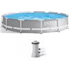 Intex Prisma Frame 26712NP - Piscina Rotonda + Pompa filtro 45 W