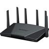 Synology RT6600ax Router WiFi6 1xWAN 3xGbE 1x2.5Gb routeur sans fil Tri-bande (2,4 GHz / 5 GHz / 5 GHz) Noir