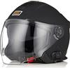 ORIGINE Casco Moto Jet Bluetooth Omologato ECE con Doppia Visiera