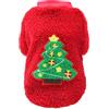 Izefia Cane Maglione Costume Vestiti di Natale Regalo Felpa Lana Invernale Pigiama Caldo Natale Padre Renna Albero Maglione per Cane Piccolo Gatto Medio