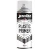 Jenolite Primer per plastica spray, 400 ml, bianco, di alta qualità premium, durevole (ideale per mobili da giardino, fioriere e altre materie plastiche dure)