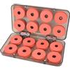 Colexy 16 Pezzi Bobine da Pesca in Schiuma, Lenza di Pesca Stoccaggio Bobina di Schiuma di Pesca, Mulinelli di Schiuma Imballate in Scatola di Plastica, per Riporre Lenze da Pesca e Accessori