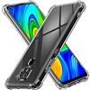 iVoler Cover per Xiaomi Redmi Note 9 / Xiaomi Redmi Note 9 NFC, Custodia Trasparente per Assorbimento degli Urti con Paraurti in TPU Morbido, Sottile Morbida in Silicone TPU Protettiva Case