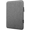 MoKo Custodia Protettiva Tablet da 7-8 Pollici, Custodia in Poliestere con Chiusura Lampo Compatibile con iPad Mini (6a Gen) 8.3 2021, iPad Mini 5/4/3/2/1, Galaxy Tab S2 8.0 - Grigio Chiaro