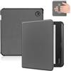 Vakarey Ultra Sottile Automatica Sveglia/Sonno Cover per Kobo Libra 2/Kobo Libra Colour Custodia con Cinturino Polso,Grigio