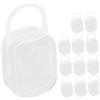 TOYANDONA 12pezzi Scatola Portaciuccio Con Manico Contenitore Per Ciuccio Portatile Per Viaggi Organizzatore Per Succhietto Per Facile Da Pulire e Versatile Per Uso Quotidiano