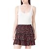 VERO MODA Vmeasy FRL Mini Skirt R1 Wvn Ga Gonna, Nero/AOP: Niki, M Donna