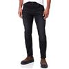 Sisley Trousers 4N3HSE00O Boxer Bambino, Black Denim 800, 35 Uomo