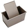 Duokon Pane acciaio al carbonio torta cuocere muffa rettangolo pane tostato pagnotta pentola antiaderente dessert scatola corrugata con coperchio strumenti bakeware