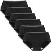 Yintry Confezione da 5 Mutandine Boyshort da Ragazza Grandi Slip in Morbido Cotone Elastico per Adolescenti Biancheria Intima per 10-16 Anni