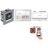 HIKVISION DS-KIS702Y Kit videocitofono hikvision 2 fili monofamiliare monitor bianco 7 pollici per incasso