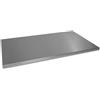 LISA Luxury IS an Attitude Plan piano Polifunzionale - Spianatoia Tagliere in Acciaio Inox Aisi 304 Dimensioni 100x55,5x2,5 con Piedi Antiscivolo