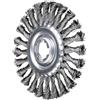 PFERD, spazzola rotonda, 125 x 12 mm, intrecciata, filo di acciaio da 0,50 mm, X-LOCK (22,23 mm), 43303035 - per un cambio rapido e comodo degli attrezzi.