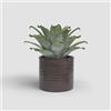 Artevasi Fortuna - Vaso da fiori in ceramica con finitura smaltata, 28 cm, colore: Marrone
