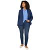FIORELLA RUBINO: Jeans Skinny Curvy Size Blu Stagione Primavera Estate 2024.