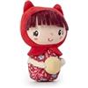 LILLIPUTIENS - Mini sonaglio Cappuccetto Rosso - Giocattolo sensoriale per Neonati - Stimola la Vista, l'udito e la motricità - Ideale dalla Nascita - Morbido Peluche Divertente da Scoprire - 83481