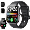 Motast Smartwatch Uomo Donna, 1.96 Orologio Smartwatch con Effettua/Risposta Chiamate, 112+ Sportive Smart Watch IP68 Impermeabile, Fitness Tracker con Contapassi Sonno/Cardiofrequenzimetro per iOS Android