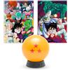 Grupo Erik Puzzle Dragon Ball Z - Sfera del Drago 3 Stelle | 7 Sfere Shenron, Collezione da 18 x 26 cm + Sfera 10 x 10 cm, Gadget