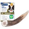 AnnonPet® Corno di Cervo | Masticativi Naturali per Cani | Osso di Cervo per Cani Ricco di Calcio e Fosforo |Ideale per l'Igiene Orale e la Salute Dentale | Riduce tartaro e ansia (Medium)
