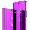 LINER Cover per Samsung Galaxy S20 Fe 5G/4G, Specchio Case Clear View Standing Mirror Flip Custodia Full Body Protettiva Bumper Folio Copertura per Samsung Galaxy S20 Fe 5G/4G - Porpora