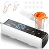 Aidisy Aerosol per Bambini Adulti, LED Intelligente Regolabile Macchina Aerosol con Timer, Ultrasuoni Aereosol Boccaglio e 2 Mascherineper Bambini per Tosse, Asma