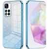 XINYEXIN Cover per Xiaomi Redmi Note 10 Pro 4G con Anello Supporto Ruota 360 Gradi, Moda Morbido TPU Silicone Case Antiurto Custodia per Redmi Note 10 Pro 4G (6.67) - Viola