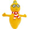 Barbapapa- Barpapapà-Peluche Arancione Modello Borbottina Morbidoso E Soffice con Sciarpina Annodata al Collo A Righe Bianca E Rossa, BAP43500