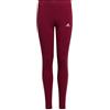 adidas G 3s Gambe Leggings, Bordeaux (Burleg/Rosglo), 10 Anni Bambina