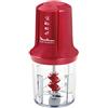Moulinex AT714G Tritatutto 3 Lame, Potenza 500 W, 2 Velocità per Risultati Perfetti, Trita, Sminuzza e Mescola gli Ingredienti, Ciotola da 500 ml