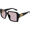 Gucci Occhiali da Sole Gucci GG1692S 006 006-BLACK-BLACK-PINK 54 18