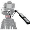 JJC Fotocamera Pan Bar Telecomando per Manfrotto 502AH MVH502AH 502A 504HD 509HD 526 Nitrotech N8 N12 Testa Video, Telecomando Cablato per Sony Canon Videocamera Camcorder con Lanc/Multi Terminal