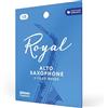 D'Addario Organics Royal Ance per Sassofono Alto Forza 1.5, Confezione da 3