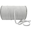 JYC CREATIVE 200 Metri Elastico per Cucito, Nastro Elastico Merceria, Elastici Merceria, Elastico per Sartoria, Elastici Cucito, Elastico per Tessuti, Nastro Elastico per Cucito, (6mm x 200M, bianco)