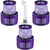 APZOVO Filtro per Dyson V10 SV12 Filtri di Ricambio per Dyson V10 SV12 Cyclone Animal Absolute Total Clean Motorhead Aspirapolvere, Lavabile HEPA Filtro Numero di Ricambio #DY-969082-01