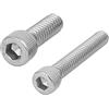 QUARKZMAN Esagono Incassato Testa Cappuccio Viti 304 Inossidabile Acciaio Completo Filettatura, 10pz 1/4- 20 x 1-1/2, 10pz 1/4-20 x 3/4