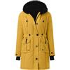 Generico Giacca Donna Inverno Comodi Parka Con Cappuccio Casual Antivento Cappotto In Pile Calda Moda Jacket Elegante Slim Fit Piumino Donna Offerte Taglie Forti Giubbino Maniche Lunghe Giubbotto