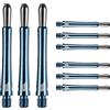 Target Darts Albero in Alluminio con Impugnatura - Confezione da 9 | Blu, Intermedio (40,8 mm) | Accessori per Freccette Professionali, Multipack di Alberi 2BA con Anelli, Multipack di per Freccette