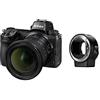 Nikon Z6 + NIKKOR Z Kit 14-30 F/4S + FTZ Adattatore Mirrorless Full Frame, CMOS FX 24.5 MP, VR Integrato, Mirino OLED Quad VGA, 4K, WiFi, BT, LCD Touch Basculante, [Nital Card: 4 Anni di Garanzia].