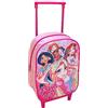 CARTOON Zaino asilo trolley Principesse, Disney, borsa per la scuola con manico allungabile, tempo libero, zainetto per bambini