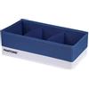 osama home PANTONE Organizer Armadio e Cassetti Salvaspazio 1 Pezzo 3 Scomparti Biancheria e Vestiti, Organizer Cassetti Bagno Camera da Letto Portaoggetti, Divisori per Cassetti Pieghevole 32x16x10 cm