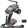 Radiolink RC6GS V3 RC Trasmettitore Radiocomando 7 Canali con Ricevitore Giroscopico R7FG, Telemetria di Tensione, 2,4 GHz per Chenille Buggy Auto Derivante Barca Carro Robot(Solo menu in inglese)