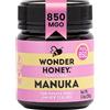 Wonder Honey Miele di Manuka Grezzo Certificato MGO 850+ (20+) Non pastorizzato, Tracciabile, Non OGM, Senza pesticidi, Confezionato in Nuova Zelanda, Vaso PET BPA free | 250g